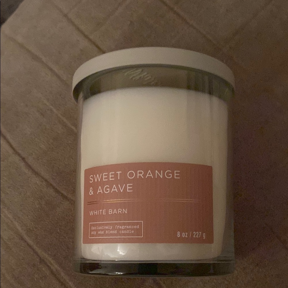 White Barn Sweet Orange & Agave 1 Wick Candle